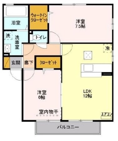 コージーヒルズ　Ａの物件間取画像